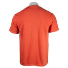 Back of a salmon t-shirt.